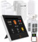 VisorTech Alarmsystem: 9-teiliges WLAN/4G-Alarmanlage-Set mit 2 Fernbedienungen & 6 Sensoren (Hausalarmanlagen, Alarmanlage Haus Funk, Wohnwagen)