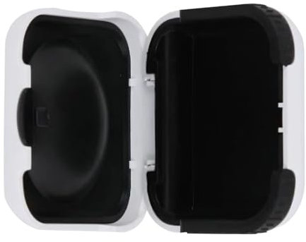 Cumilo Hearing Aid Case, Waterproof Portable Earing Aids Case with Black Air Cushion Lining, Durable, Pressure-Resistant and Drop-Resistant Universal Mini Hearing Aid Protective Box(6.5 * 6.5 * 3cm)