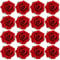 Cinaci 16 Pieces Flamenco Dancer Mexican Wine Red Rose Flower Alligator Hair Clips Barrettes Brooches Prom Party Wedding Bridal Hair Pins Accessories for Women Girls