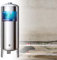 Vaso de expansión Tanque de agua de acero inoxidable Tanque de presión de pozo vertical - Tanque de vejiga con boca de limpieza para bomba de pozo - 100L 160L 200L 250L 300L Tanques de almacenamiento