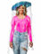 Deiters Hut Qualle hellblau one Size