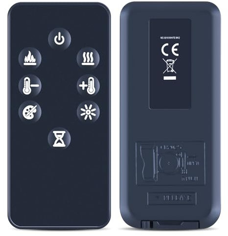 Replacement Remote Control For Dimplex Wall-Mounted Linear Electric Fireplace