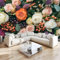 Vlies Fototapete Rosen Blumenstrauß Beeren Vliestapete Wohnzimmer Schlafzimmer 400x280 cm Vlies Tapete Art Wandtapete UV-Beständig Wanddekoration Tapete