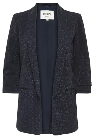ONLY Damen Onlelly-Alya Life L/S Glit Blazer TLR