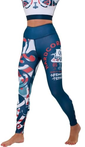 Hardcore Training Thor Black Pants Legging Compression Femme Sport MMA Gym