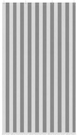 PARAMAISON Tenda Sole a Cascata Varadero, Parasole Ombreggiante con Anelli Idrorepellente | 140x250cm Grigio Bianco