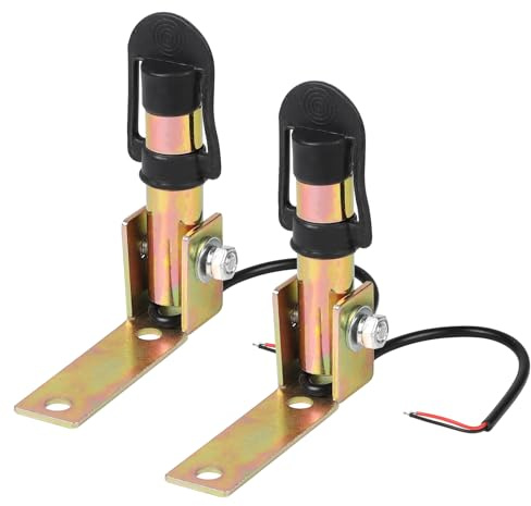 CPROSP 2 Stück Rundumleuchte Halterung Winkelverstellbar | Für Alle Marken Landmaschinen und Traktoren; Rundumleuchten Halter mit Kabel und Gummikappe; 12 V/24 V Universell