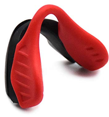 SOODASE Rojo Almohadillas de goma de repuesto para la nariz para Oakley EVZero Gafas de sol