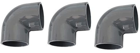 well2wellness® PVC Klebefitting Winkel 90° - 63mm - 3 Stück (200018)