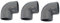 well2wellness® PVC Klebefitting Winkel 90° - 63mm - 3 Stück (200018)