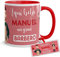 Kembilove Tazas de Café Personalizadas de Profesiones – Taza de Desayuno Aquí Bebe un Gran Barbero con Nombre Personalizado – Tazas de Desayuno para Profesionales – Tazas de 350 ml