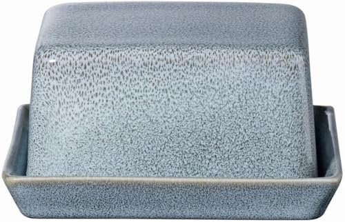 ASA Saisons Butterdose Steinzeug Denim, Größe: 11cm x 8,5cm x 6cm, 5108118