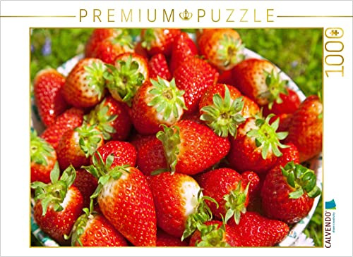 CALVENDO Puzzle Erdbeeren | 1000 Teile Lege-Größe 64 x 48 cm Foto-Puzzle für glückliche Stunden