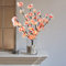 Künstliche Phalaenopsis LED-Zweig-Lichter, beleuchtete Orchideenzweig-Lichter, Blumen, Dekorationslicht für Zuhause, Geschäft, Fenster, Vase, Tisch, Zimmer, Hochzeit, Weihnachten (rosa Orchidee, 2