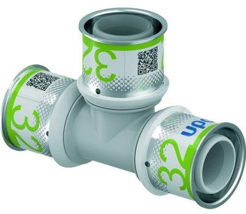 Uponor S-Press Plus PPSU Presse Composite-T-Stück 32x32x32mm