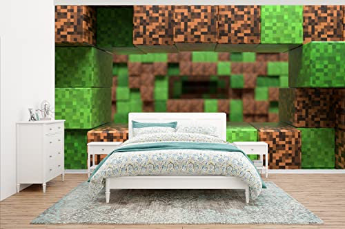 Selbstklebend Tapete Wandpapier Wandaufkleber Fototapete Tapeten Wanddeko 395x220 cm Spiele - Blöcke - Spiele - Kinder