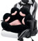 MOONBEEKI Katzenpfoten-Kissen, bequem, Kawaii-Form, faules Plüschkissen für Gamer-Stuhl, 71,1 x 61 cm, gemütlicher Boden, niedlicher Sitz, Kawaii für Mädchen, Arbeiter, Geschenk, Esszimmer,