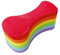 Ronyme Eva 6 Layer Schwimmboje Pull Buoy Leg Float,Schwimmhilfe Beine und Hüfte Unterstützung für Erwachsene, Kinder und Anfänger, für Schwimmschwimmen, Regenbogen
