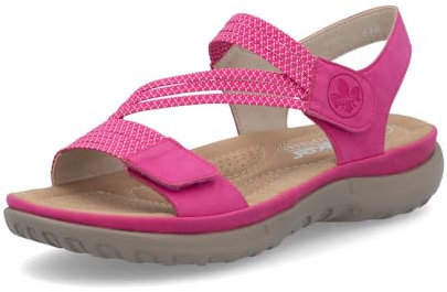 Rieker Locket Womens Sandals 4 UK Fuchsia