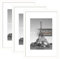 upsimples Lot de 3 Cadres Photo 29.7x42 cm, Cadre A3 Blanc, pour Photos, Images, Affiches, Puzzle