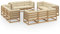 MNISDFL Gartenlounge Biertischgarnitur Terrassenmöbel 13-TLG. Garten-Lounge-Set mit Kissen Kiefer Massivholz