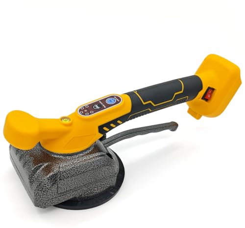 Tile Vibration Machine, Tile Vibration Tool Compatible with Makita Battery, Handheld Tile Leveling Machine with 5 Adjustable Speeds, Adsorption Capacity 100kg, Tile Suction Tool for Floor(No Battery)