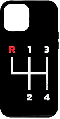 iPhone 12 Pro Max Manual Transmission Gear Shifter Pattern (4 Speed) Case
