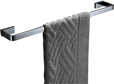 Generisch Porte-serviettes Mural Porte-serviettes de Salle de bain Porte-serviettes Mural en cuivre massif Pour Salle de bain ou Cuisine Porte-serviettes Avec finition brossée/60 cm (60 cm)