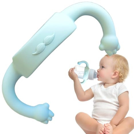 Baby Silicone Bottle Handles, Cute Water Bottle Handle Baby Bottle Holder, Creative Feeding Bottle Handles Bottle Accessories for Baby Bottles