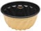 Riess, 0495-026, Gugelhupfform, 22cm, Emaille, GOLDGELB, LBH 22.5x22.5x10.3cm, Gewicht 0.628kg, Backform
