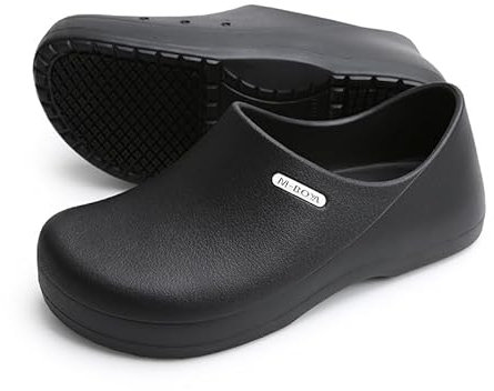 Zedazoom Zapatos Cocina Impermeables Zapatos Cocina Antideslizantes Zapatos Chef Ligeros Zapatos de Jardinería para Hombres y Mujeres sin Zapatos de Acero