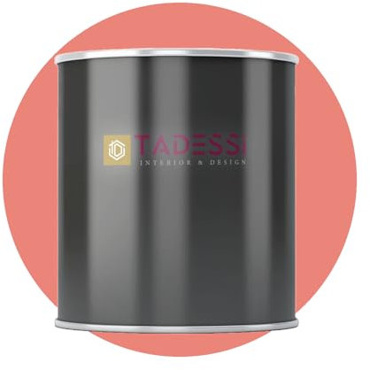 Tadessi Peinture d'intérieur rose poudré - Peinture murale mate lavable - Sans odeur et sans solvant - Bidon de 2,5 l