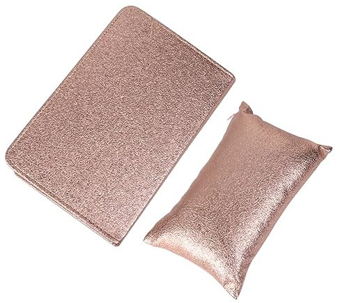 DRESSOOS 2pcs Pu Leather Nail Hand Rest Pad Salon Accessory Manicure Armrest Pillow Hand Rests for Nail Salon Comfortable Pillow