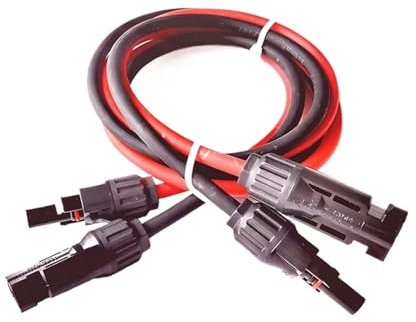 AIRUIXI 1M 2M 3M 5M 8m 9m 10m Solar PV CONNECTOR WIRE Cable 2.5mm2 4mm2 6mm2 with connector Tinned-Copper Conductor 10 12 14 16AWG(9m,10 AWG-6mm2)