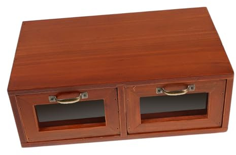 BESPORTBLE Soporte de Monitor de Madera Ergonómico con Organizador y Acrílicos para Escritorio Elevador de Pantalla para Ordenador Portátil y PC Mejora Comodidad y Orden Mesa de Trabajo
