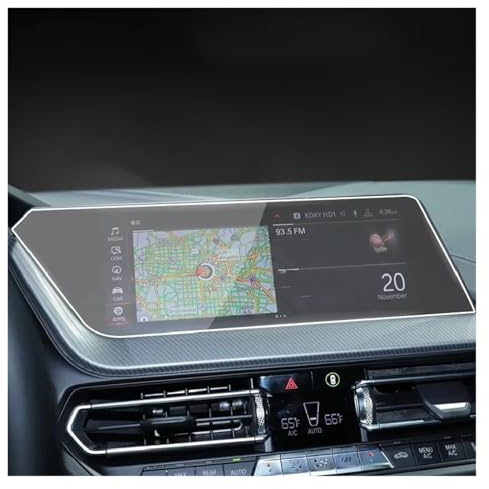 Für BMW F40 F44 F45 F46 Series 1 2 2019-2020 10.25 inch Auto Navigation Schutzfolie GPS Displayschutzfolie Gehärtetes Glas Infotainment Navi Folie Anti-Kratz Zubehör,B-10.25 inch for LHD