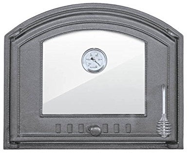 Sellon24® H1207 - Puerta de horno de hierro fundido