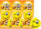 Areon Smile Dry Auto-Lufterfrischer Vanille Sweet Yellow Fun Multi 3er Pack