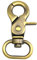 Wuuycoky Karabinerhaken, antikes Messing, ovaler Ring, mittelgroß, olivfarben, Karabinerverschluss, drehbar, Schnapphaken, Zinklegierung, LEN:2.1,oval ring inner Diam:0.8,6Pcs