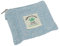GURU SHOP Ethno Portemonnaie, Geldbeutel aus Stoff - Hellblau, Unisex - Erwachsene, Baumwolle, 10x10x1 cm