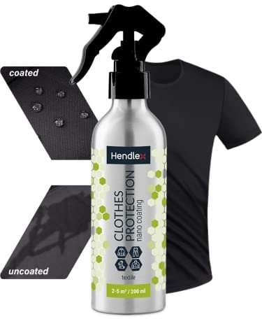 Hendlex Nano Clothes Fabric Waterproofing Spray | Waterproof Nano Spray for Fabrics, Jackets, Clothes, Jeans, Gloves 200 ml