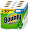 Bounty Lot de 8 rouleaux de papier essuie-tout Blanc