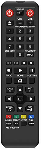Alkia AK59-00149A Fernbedienung Ersatz für Samsung DVD BD Blu-Ray Disc Player Fernbedienung, anwendbar BDF5100/ZA BD-ES5300 BD-FM51 BD-FM57C BD-H5100 BD-H5900 BD-HM51 BD-HM59