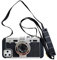 Cool Crossbody Case Compatible with Apple iPhone XR Phone Case Retro 3D Camera Soft Rubber Silicone Shockproof Hybrid Cover with Removable Strap Lanyard Shockproof Case(Black)