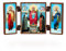 NKlaus - Gottesmutter Kievo Pecherska - christliche Ikone Triptychon - Kievo Pecherskaja Borodica - reise Altar Holz 36165