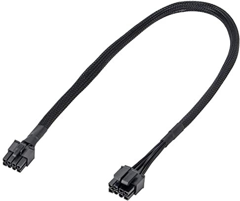 CPU 8 Pin Stecker auf CPU 8 Pin (4+4 abnehmbar) Stecker EPS-12V Motherboard Netzadapter Ummanteltes Kabel für Corsair Modular Stromversorgung