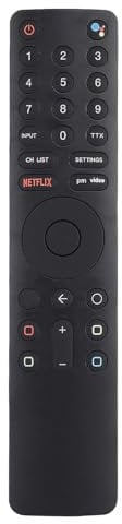 Neue Bluetooth-Sprachfernbedienung XMRM-010, Passend für Xiaomi MI TV 4S Android Smart TVs, Kompatibel mit L32M6-6AEU L32M5-5ASP L55MS-5A L65M5-5ASP-Modellen, Mit 2 beliebten Shortcut-Tasten