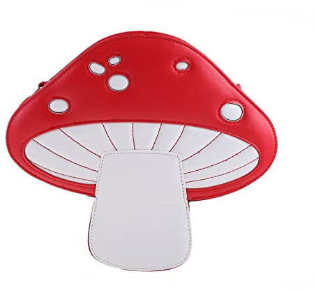 Reoyloep Pilz Schulter Geldbörsen PU Leder Schöne Crossbody Tasche für Mädchen Frauen Casual Geldbörse Casual Sommer Strand Handtasche...