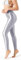 SOFSOT Übergröße, hohe Taille, Workout-Leggings, glänzend, Pilates-Hose, Yoga-Strumpfhose für Damen