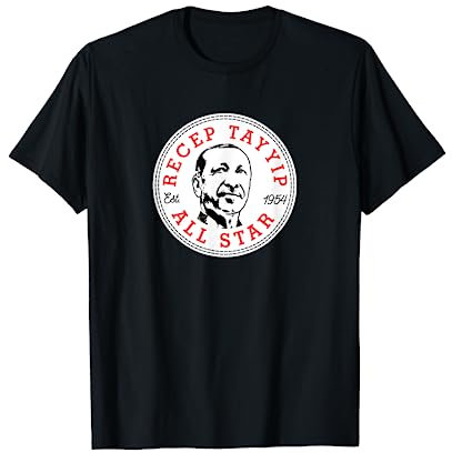 Recep Tayyip Erdoğan Motiv ca. 24 cm Erdogan T-Shirt